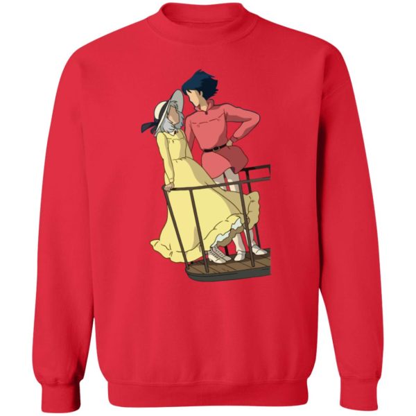 Special Edition Howl's Moving Castle - Howl’s Moving Castle – Sophie and Howl Gazing at Each other Sweatshirt-Apparel, Howl's Moving Castle, Special Edition Howl's Moving Castle, Sweatshirt