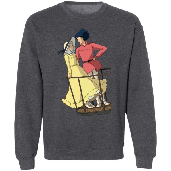 Special Edition Howl's Moving Castle - Howl’s Moving Castle – Sophie and Howl Gazing at Each other Sweatshirt-Apparel, Howl's Moving Castle, Special Edition Howl's Moving Castle, Sweatshirt