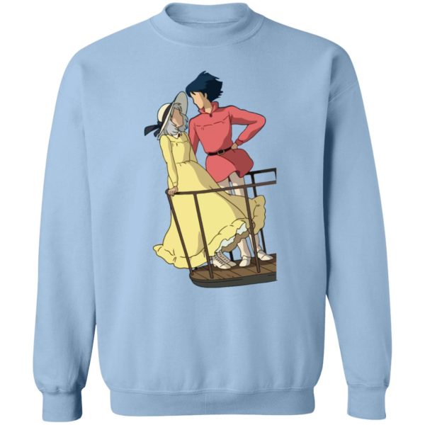 Special Edition Howl's Moving Castle - Howl’s Moving Castle – Sophie and Howl Gazing at Each other Sweatshirt-Apparel, Howl's Moving Castle, Special Edition Howl's Moving Castle, Sweatshirt