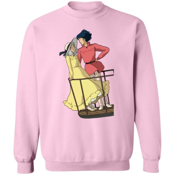 Special Edition Howl's Moving Castle - Howl’s Moving Castle – Sophie and Howl Gazing at Each other Sweatshirt-Apparel, Howl's Moving Castle, Special Edition Howl's Moving Castle, Sweatshirt