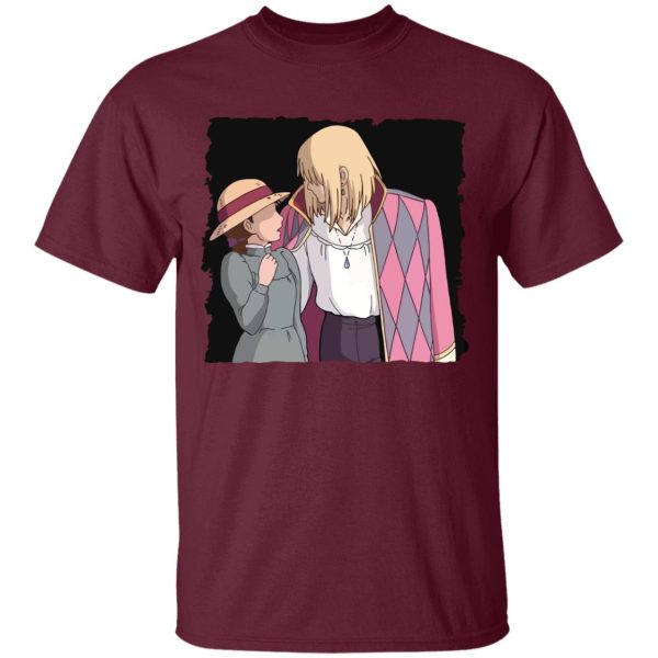 Howl's Moving Castle Howl - Howl’s Moving Castle – Howl and Sophie First Meet T Shirt-Apparel, Howl's Moving Castle, Howl's Moving Castle Howl, Tshirt