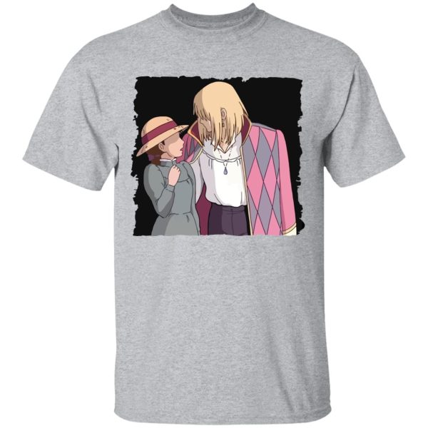 Howl's Moving Castle Howl - Howl’s Moving Castle – Howl and Sophie First Meet T Shirt-Apparel, Howl's Moving Castle, Howl's Moving Castle Howl, Tshirt