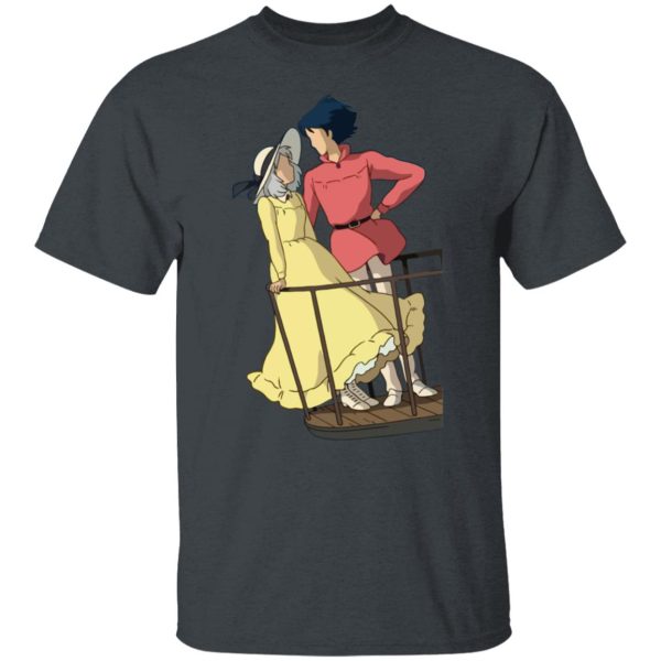 Howl's Moving Castle In Theaters - Howl’s Moving Castle – Sophie and Howl Gazing at Each other T Shirt-Apparel, Howl's Moving Castle, Howl's Moving Castle In Theaters, Tshirt