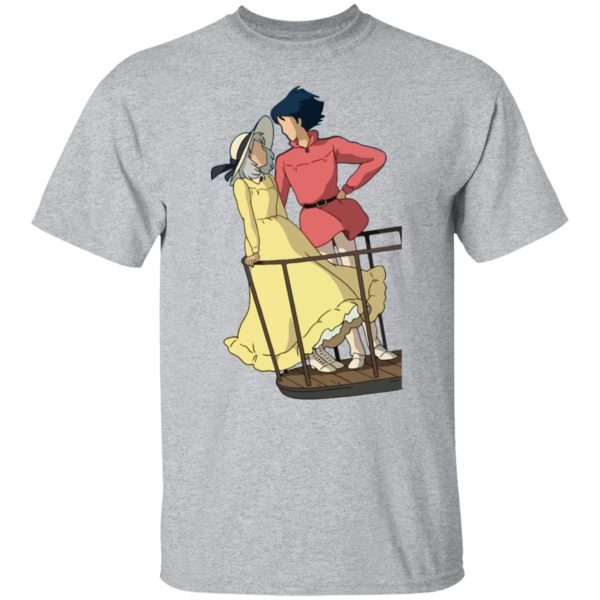 Howl's Moving Castle In Theaters - Howl’s Moving Castle – Sophie and Howl Gazing at Each other T Shirt-Apparel, Howl's Moving Castle, Howl's Moving Castle In Theaters, Tshirt