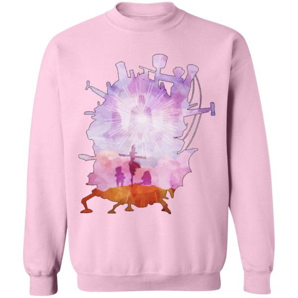 Howl's Moving Castle English Cast - Howl’s Moving Castle – Howl’s Horizon Sweatshirt-Apparel, Howl's Moving Castle, Howl's Moving Castle English Cast, Sweatshirt