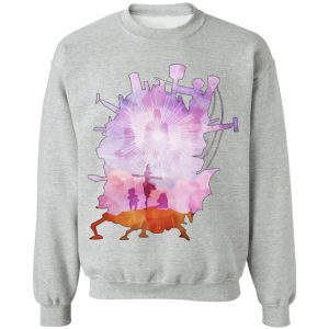 Howl's Moving Castle English Cast - Howl’s Moving Castle – Howl’s Horizon Sweatshirt-Apparel, Howl's Moving Castle, Howl's Moving Castle English Cast, Sweatshirt