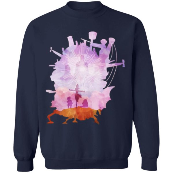 Howl's Moving Castle English Cast - Howl’s Moving Castle – Howl’s Horizon Sweatshirt-Apparel, Howl's Moving Castle, Howl's Moving Castle English Cast, Sweatshirt