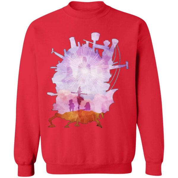 Howl's Moving Castle English Cast - Howl’s Moving Castle – Howl’s Horizon Sweatshirt-Apparel, Howl's Moving Castle, Howl's Moving Castle English Cast, Sweatshirt