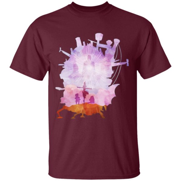 Howl's Moving Castle Japanese Poster - Howl’s Moving Castle – Howl’s Horizon T Shirt-Apparel, Howl's Moving Castle, Howl's Moving Castle Japanese Poster, Tshirt