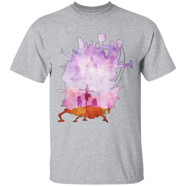 Howl's Moving Castle Japanese Poster - Howl’s Moving Castle – Howl’s Horizon T Shirt-Apparel, Howl's Moving Castle, Howl's Moving Castle Japanese Poster, Tshirt