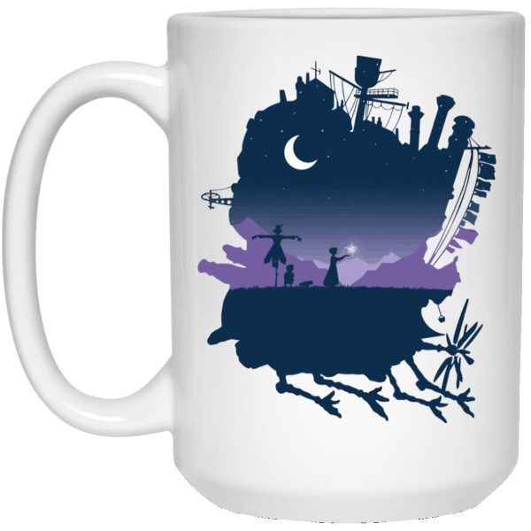 Sophie Howl's Moving Castle - Howl’s Moving Castle Midnight Mug-Accessories, House Decor, Howl's Moving Castle, Mug, Sophie Howl's Moving Castle