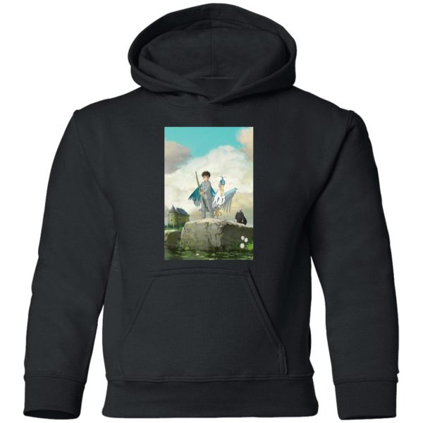 The Boy And The Heron Rotten Tomatoes - The Boy, The Heron and Grand Uncle Hoodie for Kid-The Boy And The Heron Rotten Tomatoes