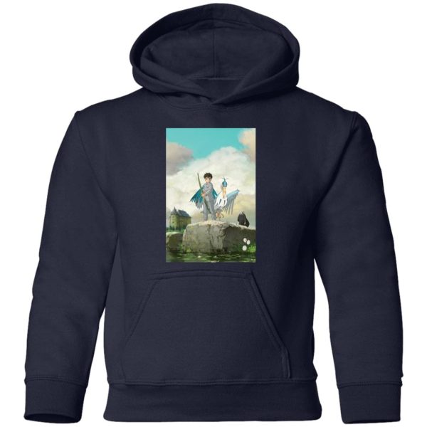 The Boy And The Heron Rotten Tomatoes - The Boy, The Heron and Grand Uncle Hoodie for Kid-The Boy And The Heron Rotten Tomatoes