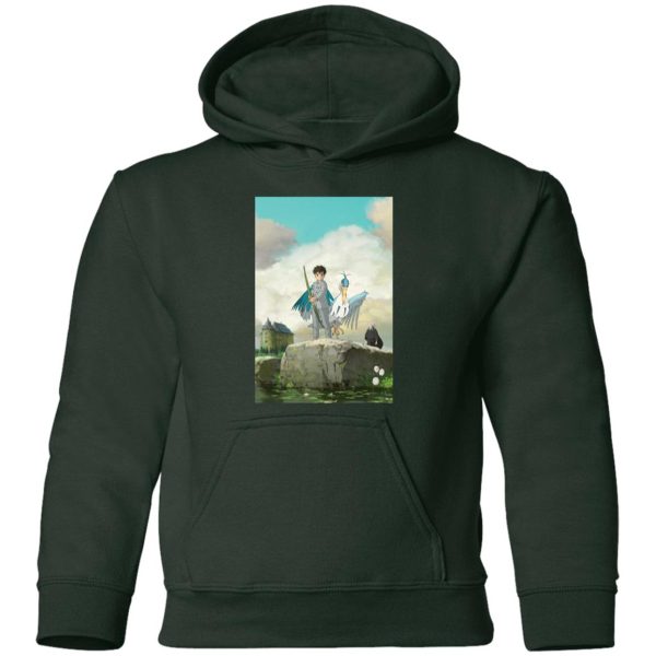 The Boy And The Heron Rotten Tomatoes - The Boy, The Heron and Grand Uncle Hoodie for Kid-The Boy And The Heron Rotten Tomatoes