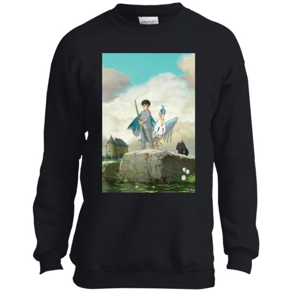 The Boy And The Heron Runtime - The Boy, The Heron and Grand Uncle Sweatshirt for Kid-The Boy And The Heron Runtime