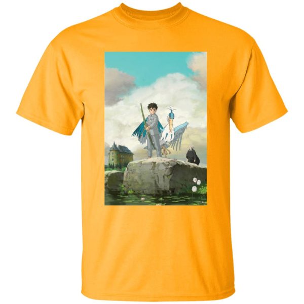 The Boy And The Heron Stream - The Boy, The Heron and Grand Uncle T Shirt for Kid-The Boy And The Heron Stream