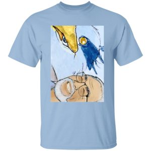 Watch The Boy And The Heron Online Free - The Heron and Hayao Miyazaki T Shirt for Kid-Watch The Boy And The Heron Online Free