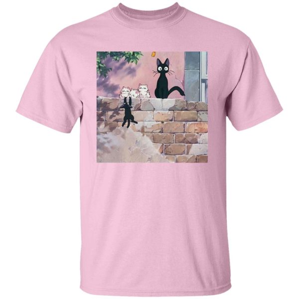 Kiki's Delivery Service Cast - Jiji Family T Shirt-Apparel, Kiki's Delivery Service, Kiki's Delivery Service Cast, Tshirt