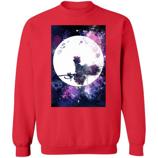 Kiki's Delivery Service Cast - Kiki in the Sky Sweatshirt-Apparel, Hoodie, Kiki's Delivery Service, Kiki's Delivery Service Cast