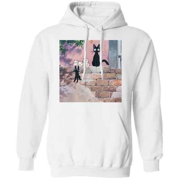 Kiki's Delivery Service Cat Name - Jiji Family Hoodie-Apparel, Hoodie, Kiki's Delivery Service, Kiki's Delivery Service Cat Name