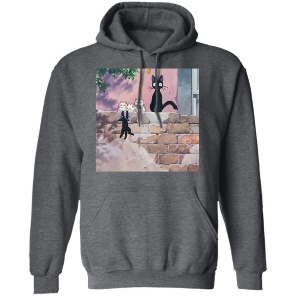 Kiki's Delivery Service Cat Name - Jiji Family Hoodie-Apparel, Hoodie, Kiki's Delivery Service, Kiki's Delivery Service Cat Name