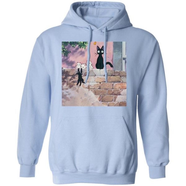 Kiki's Delivery Service Cat Name - Jiji Family Hoodie-Apparel, Hoodie, Kiki's Delivery Service, Kiki's Delivery Service Cat Name