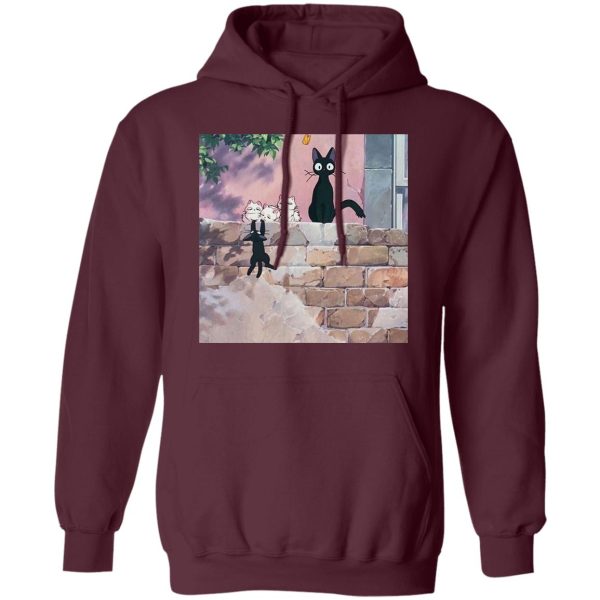 Kiki's Delivery Service Cat Name - Jiji Family Hoodie-Apparel, Hoodie, Kiki's Delivery Service, Kiki's Delivery Service Cat Name