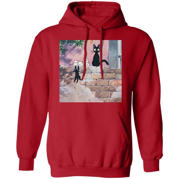 Kiki's Delivery Service Cat Name - Jiji Family Hoodie-Apparel, Hoodie, Kiki's Delivery Service, Kiki's Delivery Service Cat Name