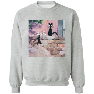 Kiki's Delivery Service - Jiji Family Sweatshirt-Apparel, Kiki's Delivery Service, Sweatshirt