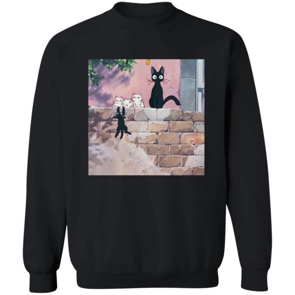 Kiki's Delivery Service - Jiji Family Sweatshirt-Apparel, Kiki's Delivery Service, Sweatshirt