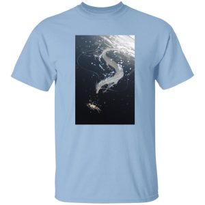 Spirited Away Theatre - Spirited Away Haku and Chihiro Under Water Fanart T Shirt-Apparel, Spirited Away, Spirited Away Cinema, Spirited Away Theatre, Tshirt, Yubaba Spirited Away