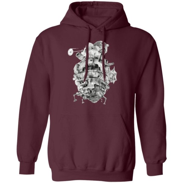 Ghibli Howl's Moving Castle - Howl’s Moving Castle 3D Hoodie-Apparel, Ghibli Howl's Moving Castle, Hoodie, Howl's Moving Castle