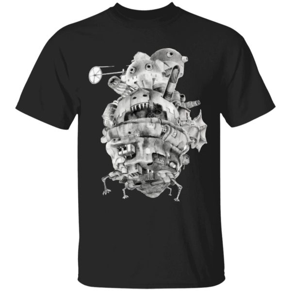 Howl's Moving Castle Fire - Howl’s Moving Castle 3D T Shirt-Apparel, Howl's Moving Castle, Howl's Moving Castle Fire, Tshirt