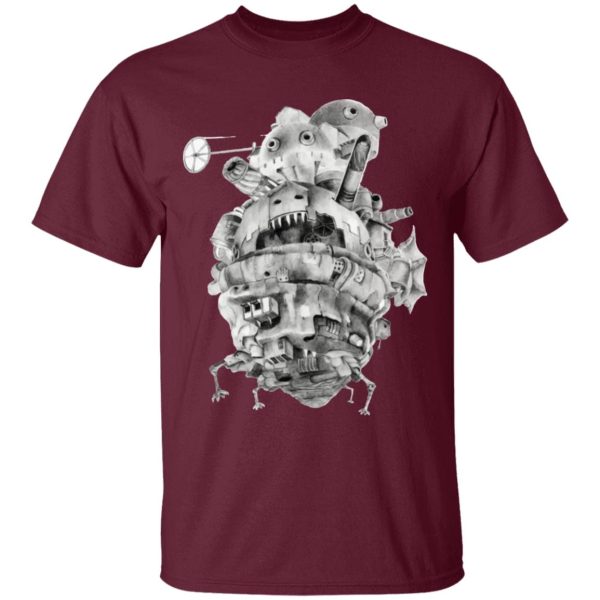 Howl's Moving Castle Fire - Howl’s Moving Castle 3D T Shirt-Apparel, Howl's Moving Castle, Howl's Moving Castle Fire, Tshirt