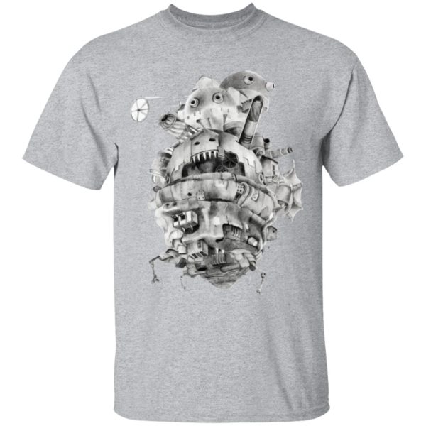 Howl's Moving Castle Fire - Howl’s Moving Castle 3D T Shirt-Apparel, Howl's Moving Castle, Howl's Moving Castle Fire, Tshirt