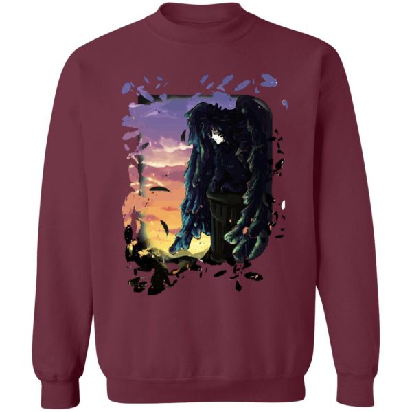 Howl's Moving Castle Wallpaper - Howl’s Moving Castle – Howl’s Beast Form Sweatshirt-Apparel, Howl's Moving Castle, Howl's Moving Castle Wallpaper, Sweatshirt