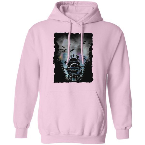 Howl's Moving Castle In Theaters - Howl’s Moving Castle At Night Hoodie-Apparel, Hoodie, Howl's Moving Castle, Howl's Moving Castle In Theaters