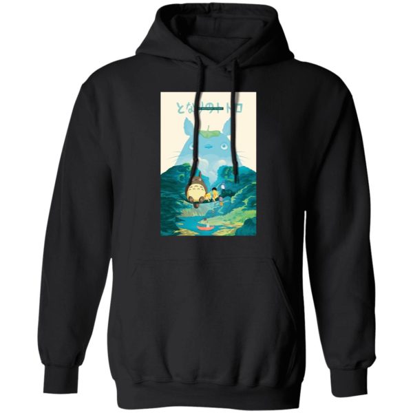 My Neighbor Totoro Satsuki - Totoro and the Girls in Jungle Hoodie-Apparel, Hoodie, My Neighbor Totoro, My Neighbor Totoro Satsuki