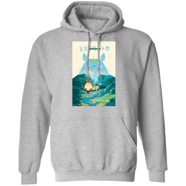 My Neighbor Totoro Satsuki - Totoro and the Girls in Jungle Hoodie-Apparel, Hoodie, My Neighbor Totoro, My Neighbor Totoro Satsuki