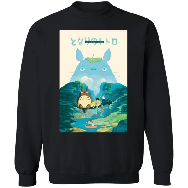 Mi Vecino Totoro - Totoro and the Girls in Jungle Sweatshirt-Apparel, Mi Vecino Totoro, My Neighbor Totoro, Sweatshirt