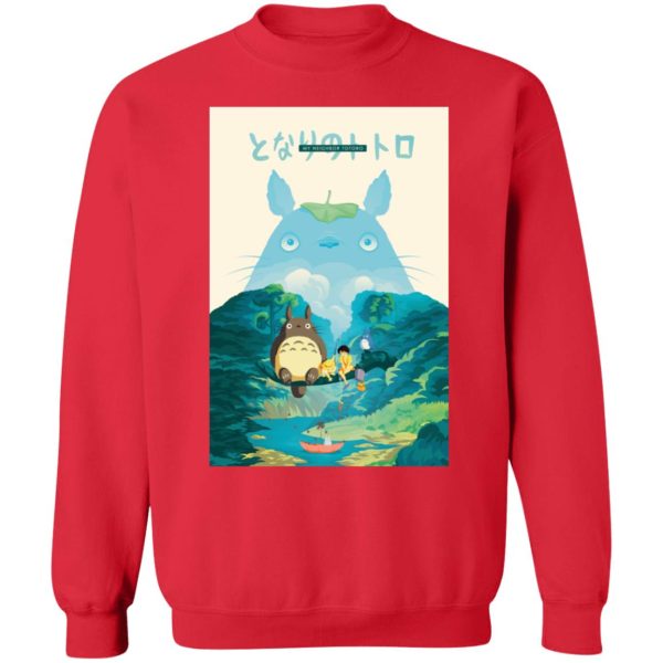 Mi Vecino Totoro - Totoro and the Girls in Jungle Sweatshirt-Apparel, Mi Vecino Totoro, My Neighbor Totoro, Sweatshirt