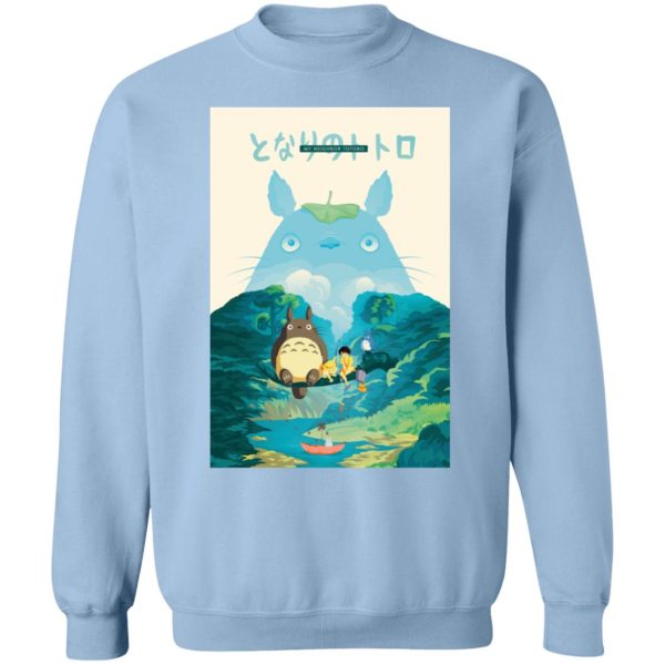 Mi Vecino Totoro - Totoro and the Girls in Jungle Sweatshirt-Apparel, Mi Vecino Totoro, My Neighbor Totoro, Sweatshirt