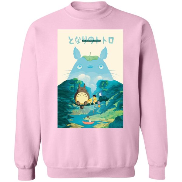 Mi Vecino Totoro - Totoro and the Girls in Jungle Sweatshirt-Apparel, Mi Vecino Totoro, My Neighbor Totoro, Sweatshirt