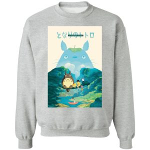 Mi Vecino Totoro - Totoro and the Girls in Jungle Sweatshirt-Apparel, Mi Vecino Totoro, My Neighbor Totoro, Sweatshirt