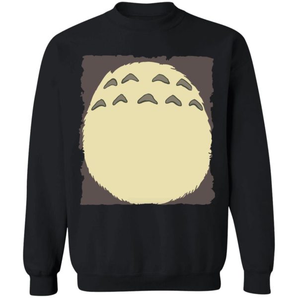 Totoro Tattoo - My Neighbor Totoro – Totoro Belly Sweatshirt-Apparel, My Neighbor Totoro, Sweatshirt, Totoro Tattoo