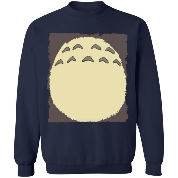 Totoro Tattoo - My Neighbor Totoro – Totoro Belly Sweatshirt-Apparel, My Neighbor Totoro, Sweatshirt, Totoro Tattoo