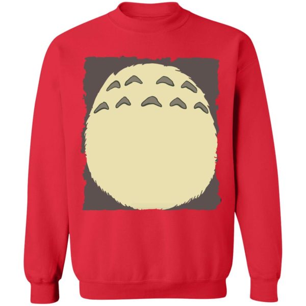 Totoro Tattoo - My Neighbor Totoro – Totoro Belly Sweatshirt-Apparel, My Neighbor Totoro, Sweatshirt, Totoro Tattoo