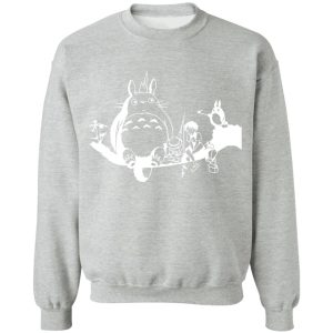 Totoro Catbus - My Neighbor Totoro – Fishing Retro Sweatshirt-Apparel, My Neighbor Totoro, Sweatshirt, Totoro Catbus