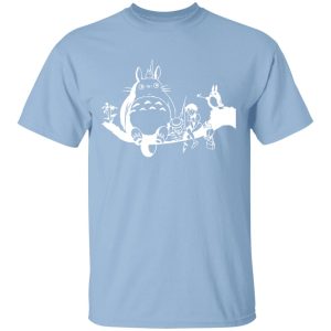 Totoro Ann Arbor - My Neighbor Totoro – Fishing Retro T Shirt-Apparel, My Neighbor Totoro, Totoro Ann Arbor, Tshirt