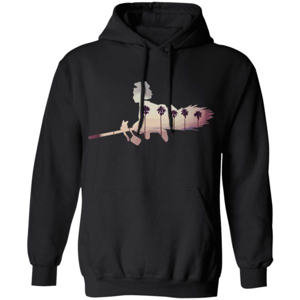 Studio Ghibli - Kiki's Delivery Service - 6.5 - Kiki’s Delivery Service – California Sunset Hoodie-Apparel, Hoodie, Kiki's Delivery Service, Studio Ghibli - Kiki's Delivery Service - 6.5